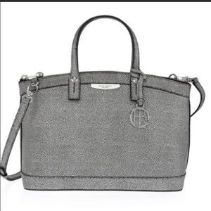 RARE!! EUC Henri Bendel Silver Stingray Satchel!